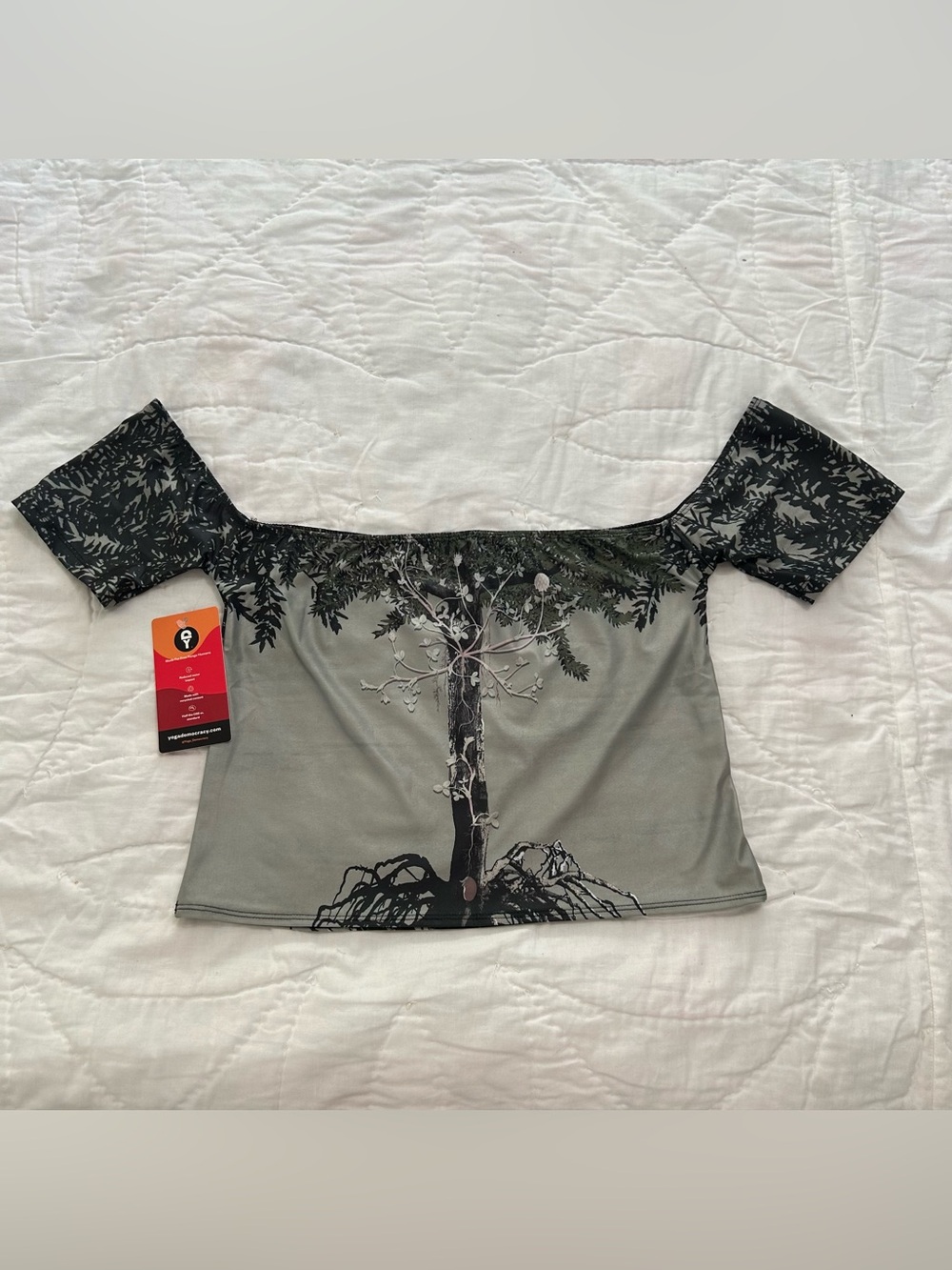 Yoga Democracy Top Off The Shoulder Bandeau Size XL In Transformation Boho Gym